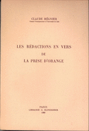 Rédactions en vers de La Prise d'Orange